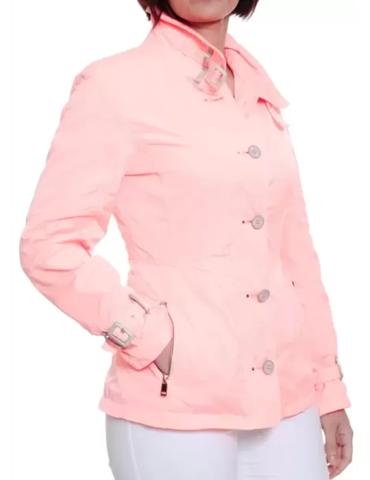 Giacca a vento rosa salmone Concept k